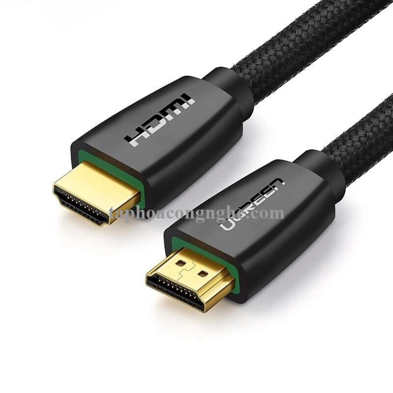 Ugreen 40414 10M màu Đen Cáp tín hiệu HDMI chuẩn 2.0 hỗ trợ phân giải 4K HD118 30040414